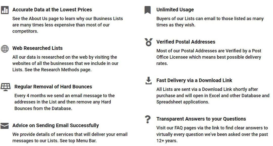 marketing list furniture stores